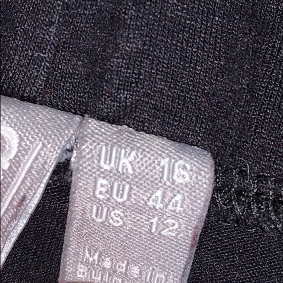 ASOS Black Pencil Skirts, set of 2 identical Skirts, sz 12 - Picture 5 of 5